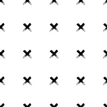 Brush stroke seamless pattern Stock Illustration