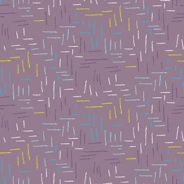 Brush stroke seamless purple dashed pattern イラスト素材
