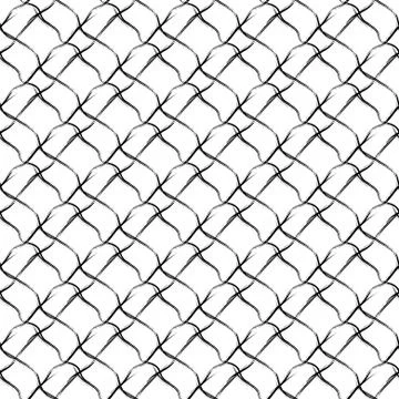 Brush stroke seamless vector pattern Illustrazione stock