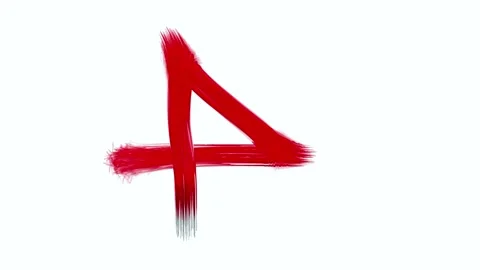 A brush stroke of simple star Stock Footage 335975143