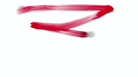 A brush stroke of small zick zack horizontal lines Stock Footage 335975150