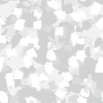 Brush stroke texture textile pattern design in light gray and white for fas.. 库存插图