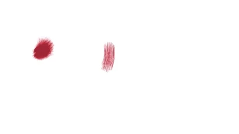 A brush stroke of three dots Stock Footage 335975116