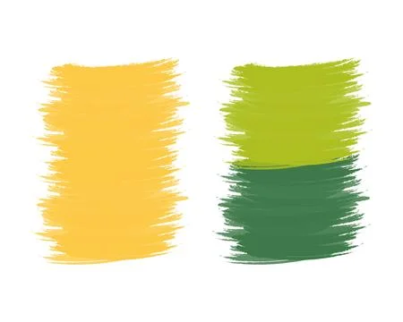 Brush stroke Vertical backgrounds in trendy traditional St Patrick Day shades Illustrazione stock
