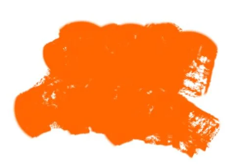 Brush stroke on white background. Colored brush stroke. Stock Illustration