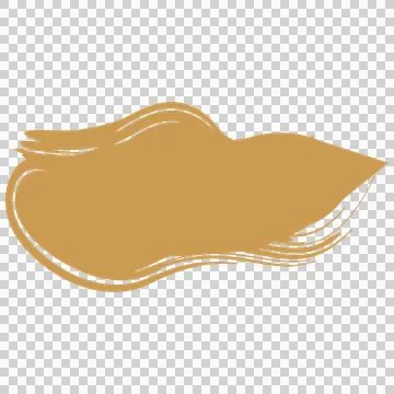 Brush Stroke On White Background texture curve Stock Illustration