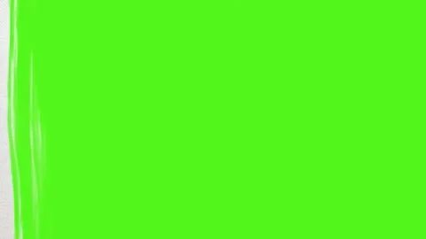 Brush strokes 2d animation green screen brushes overlay filter video transition Stock Footage 324802225