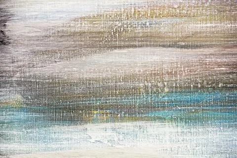 Brush strokes on canvas Stock Illustration
