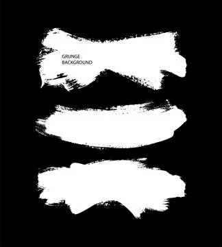 Brush strokes collection 库存插图