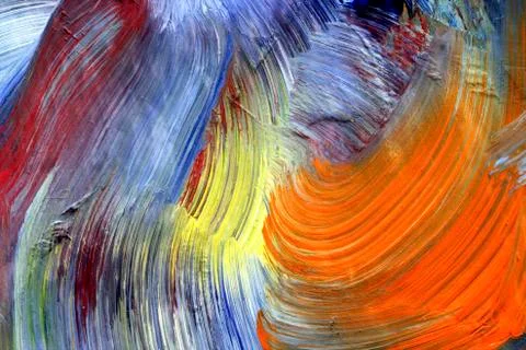 Brush strokes - craftsmanship Stock Photos