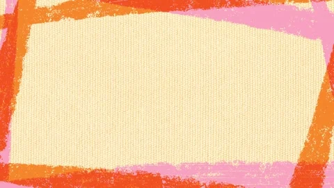Brush strokes frame: pink and orange 動画素材 310356455