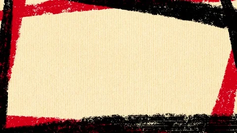 Brush strokes frame: red and black 動画素材 310356534