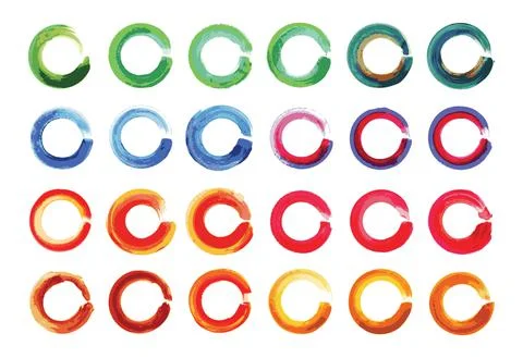 Brush strokes hand drawn vector illustration - Vector Stock Illustration