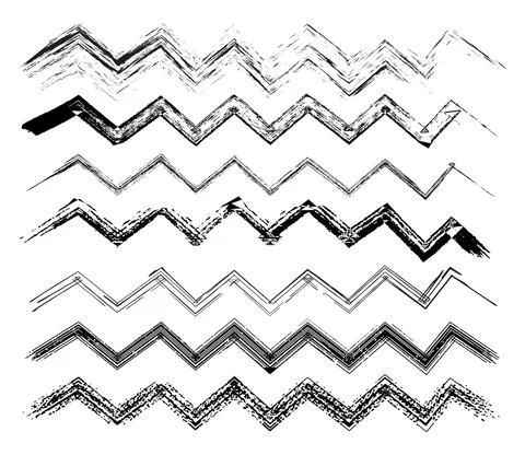 Brush strokes hand drawn vector illustration - Vector Stock Illustration