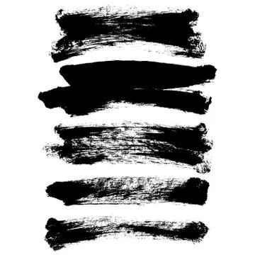 Brush Strokes Stock Illustration