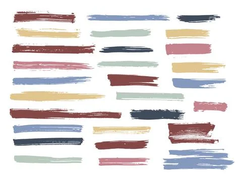 Brush strokes Stock Illustration