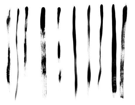 Brush strokes Stock Photos