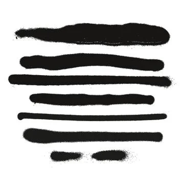 Brush Strokes Set Stock Illustration