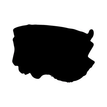 Brush strokes. Vector. Design elements in grunge style. Stock Illustration