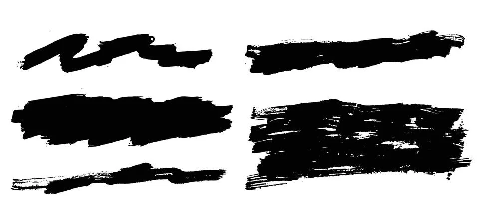 Brush strokes vector. Diagonal textured painted backgrounds Stock Illustration