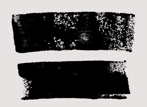 Brush strokes vector. Painted sponge rectangles Stock Illustration