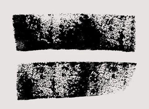 Brush strokes vector. Painted sponge rectangles Stock Illustration