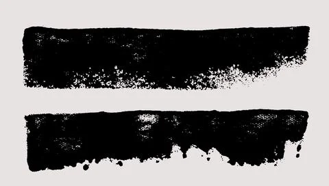 Brush strokes vector. Painted sponge rectangles Stock Illustration