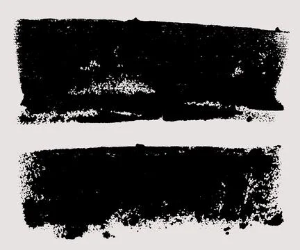 Brush strokes vector. Painted sponge rectangles Stock Illustration