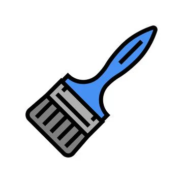 Brush tool color icon vector illustration Stock Illustration