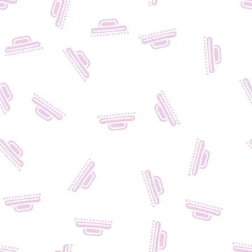 Brush tool glyph vector seamless pattern flat 스톡 일러스트