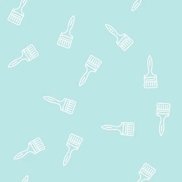 Brush tool line seamless pattern イラスト素材