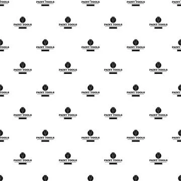 Brush tool pattern vector seamless Stock Illustration