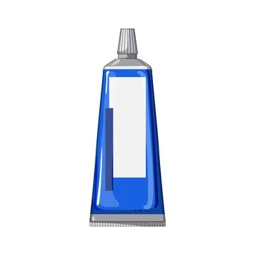 Brush toothpaste cartoon vector illustration Stock Illustration