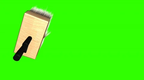 Brush transition Stock Footage 526412