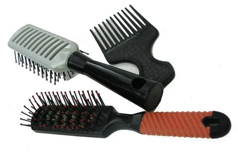 Brush trio Foto stock