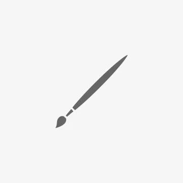 Brush vector icon Stock Illustration