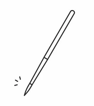 Brush vector icon 스톡 일러스트