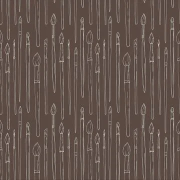 Brush vector pattern イラスト素材