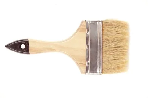 Brush on a white background Stock Photos