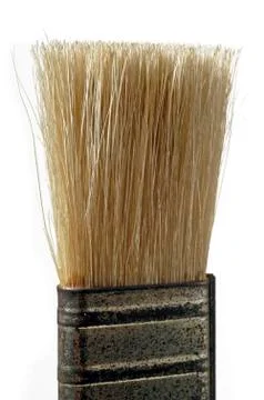 Brush on white zone Stock Photos