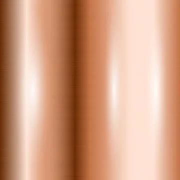 Brushed copper metallic texture with soft light reflection Stock Illustration