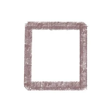 Brushed frame template. Isolated on white background vector illustration. Stock Illustration