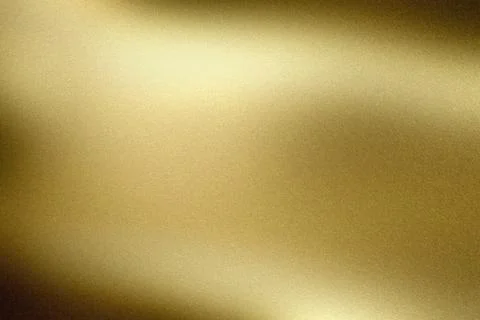 Brushed gold foil wave metallic wall, abstract texture background Stock Illustration