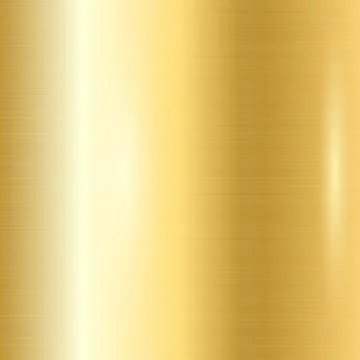 Brushed gold metallic texture with vertical gradient lines Stock Illustration