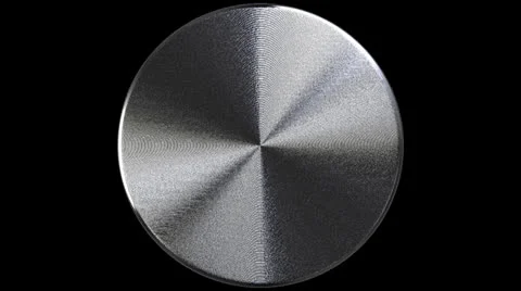 Brushed metal with alpha channel Stock Footage 26685757