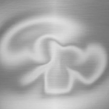 Brushed metal structure Stock Photos