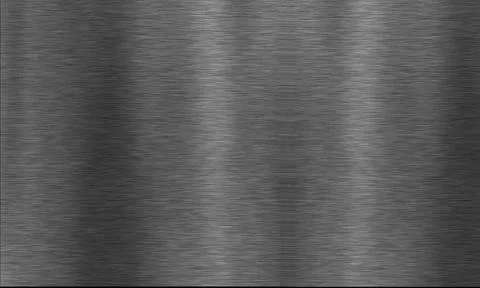 Brushed metal texture background. Polished steel surface with horizontal li.. Stock Illustration