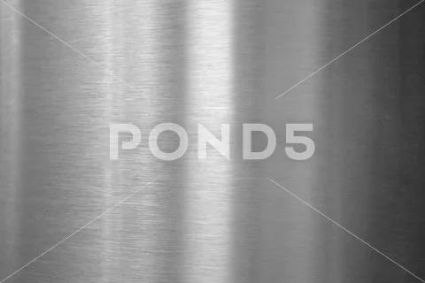 Brushed metal texture - reflection Stock Photos