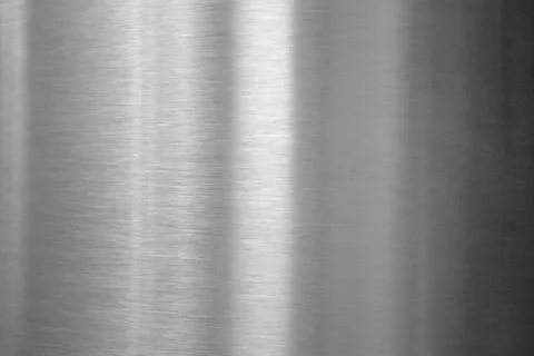 Brushed metal texture - reflection Stock Photos