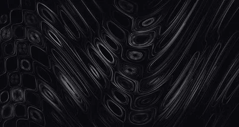 Brushed silk strands flowing on dark background Stock Illustration